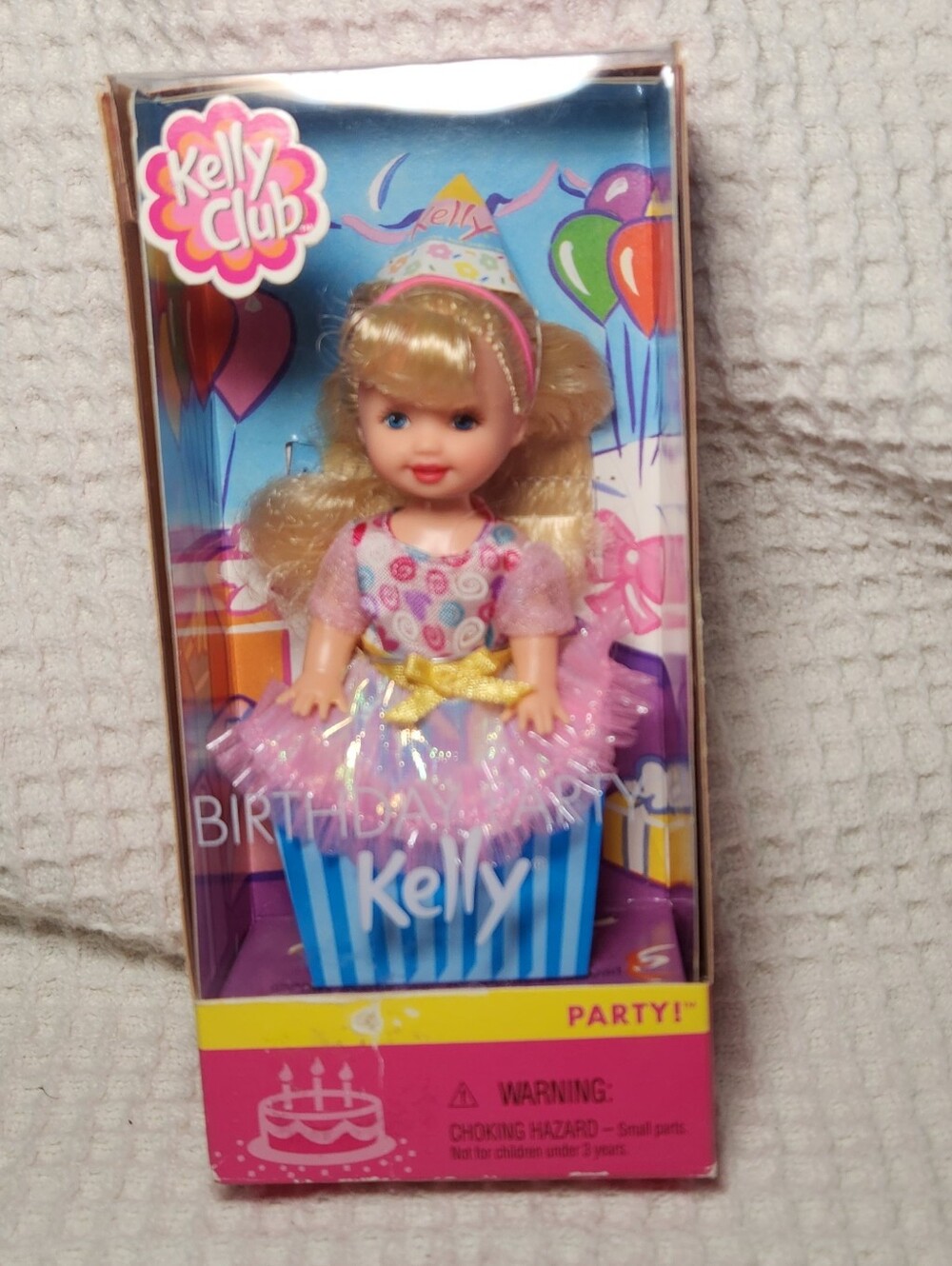 2001 Mattel Barbie Kelly Club Birthday Party doll in its original packaging